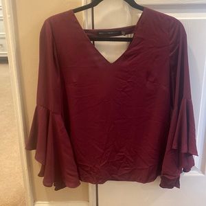 WHBM PURPLE BLOUSE